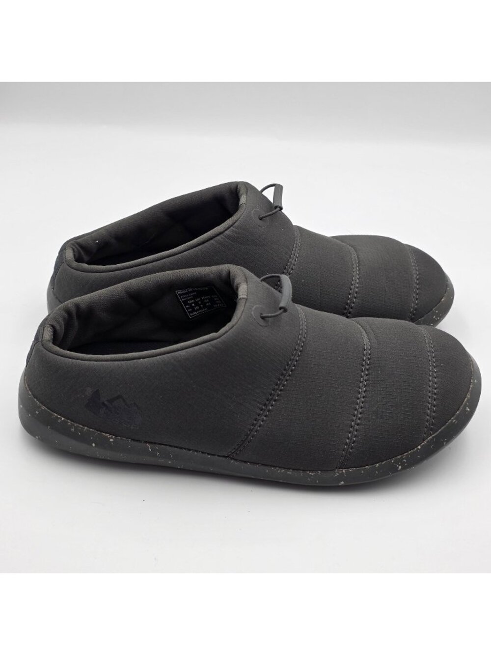 REI Co-op Shoes Mens Size 8 Black Slip On Slipper Fulgentsun TrailBed Comfort